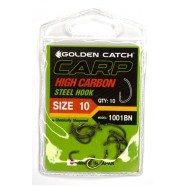 Гачки рибальські, GC Carp 1001, 10шт/уп, колір BN, розмір №10